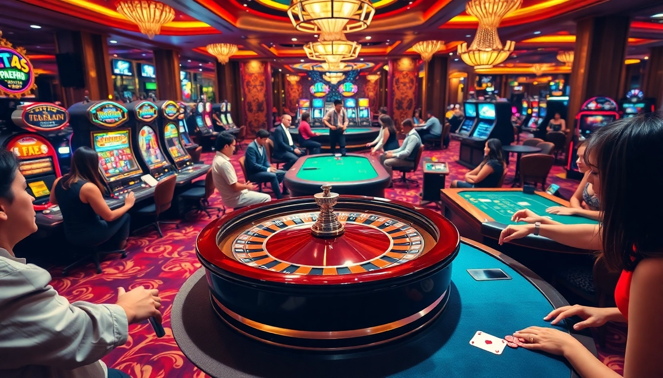 Experience the thrill of winning at the trang chủ fly88 casino's lively roulette games and slot machines.